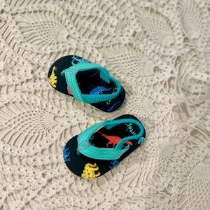 Carter's Multicolor Dinosaur Flip Flops